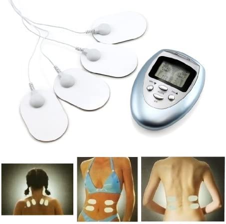 Full Body Massager Slimming Massage Electric Slim Pulse Muscle Relax 4 Pads