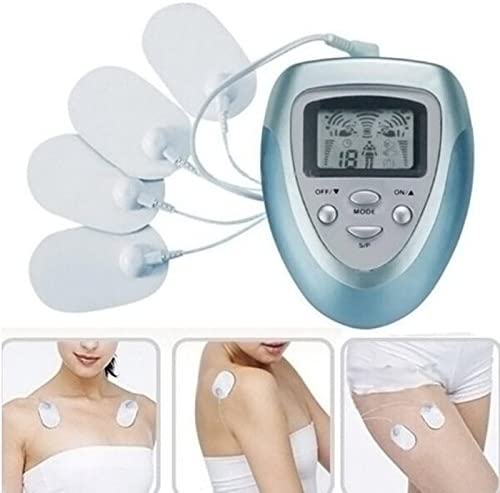 Full Body Massager Slimming Massage Electric Slim Pulse Muscle Relax 4 Pads