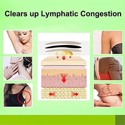 24 Pcs Lymphatic Drainage Patch Herbal Lymph Care Patch Lymph Node Patch Lymphatic Massage