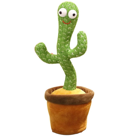 Dancing Cactus 120 Song Speaker with Lighting Singing Cactus Recording and Repeat Your Words