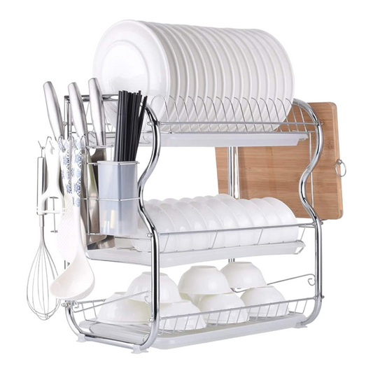 2 Layer stainless steel Dish Rack/Drainer